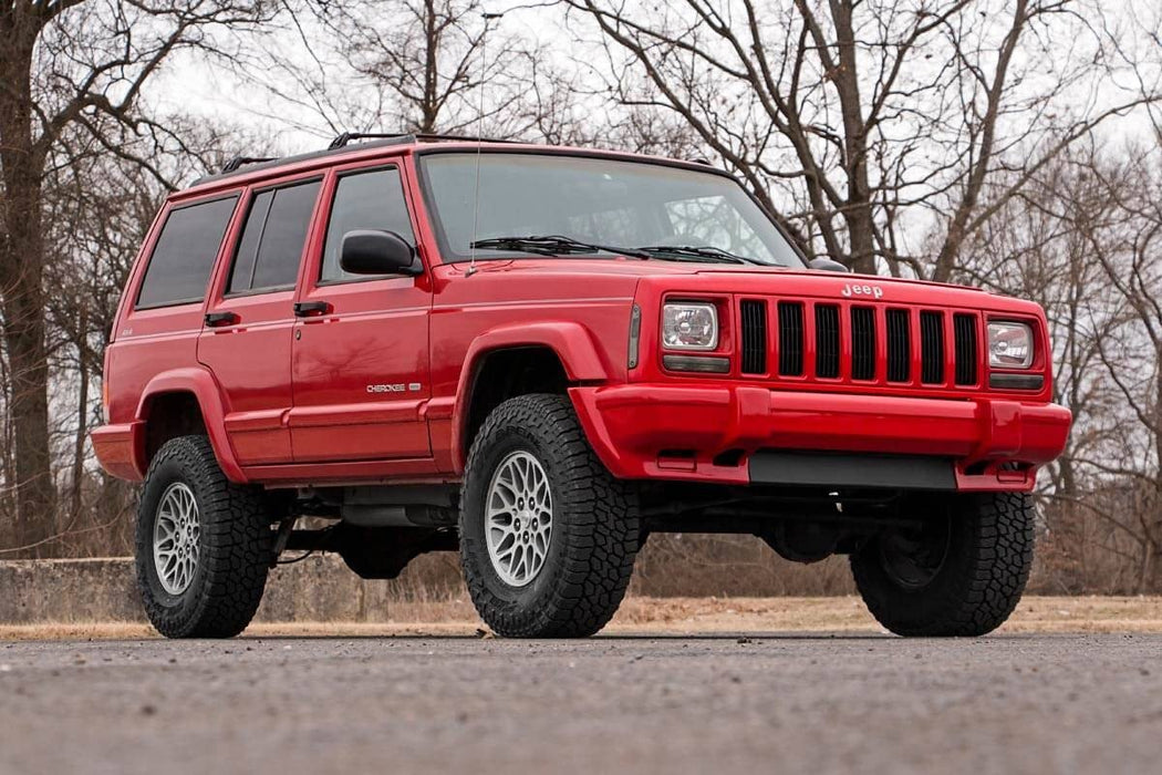 Rough Country 3 Inch Lift Kit, Series II, RR AAL, Jeep Cherokee XJ 2WD/4WD (1984-2001), view 2