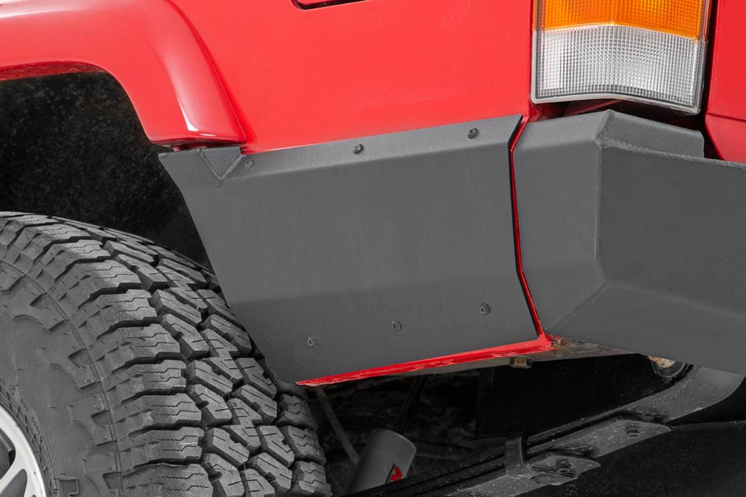 Rough Country Quarter Panel Armor - Rear - Factory Flare | Jeep Cherokee XJ 2WD/4WD (97-01)