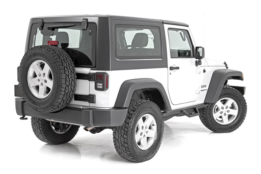 Rough Country Contoured Drop Steps, 2 Door, Jeep Wrangler JK 4WD (2007-2018), view 6