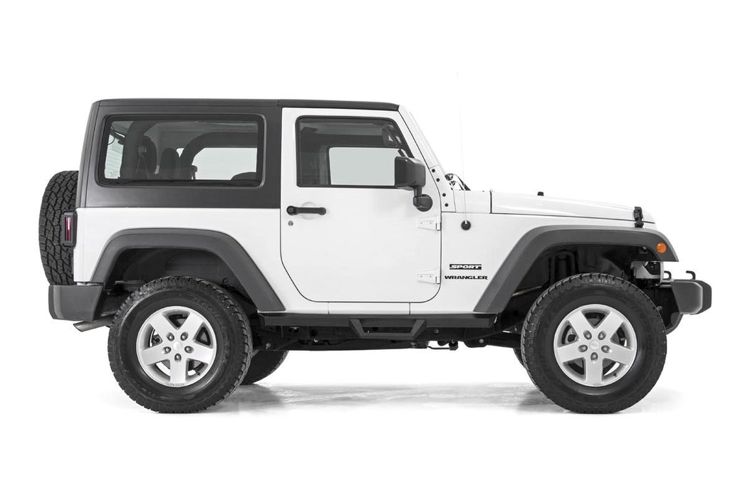 Rough Country Contoured Drop Steps, 2 Door, Jeep Wrangler JK 4WD (2007-2018), view 3