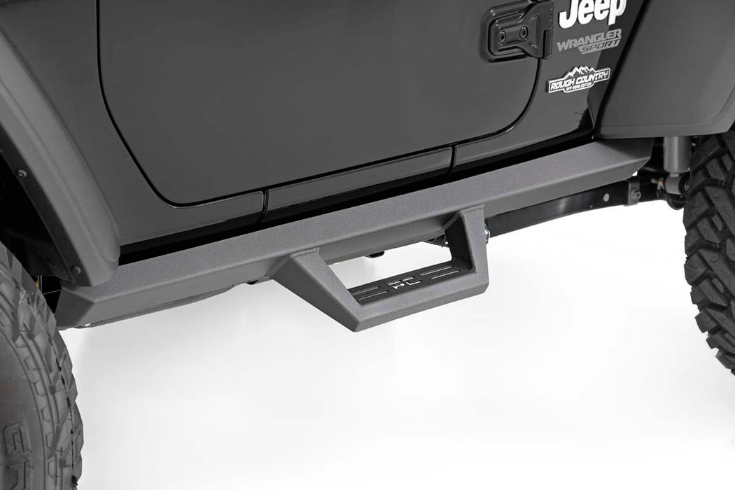Contoured Drop Steps - 2 Door - Jeep Wrangler JL 4WD (2018-2024)
