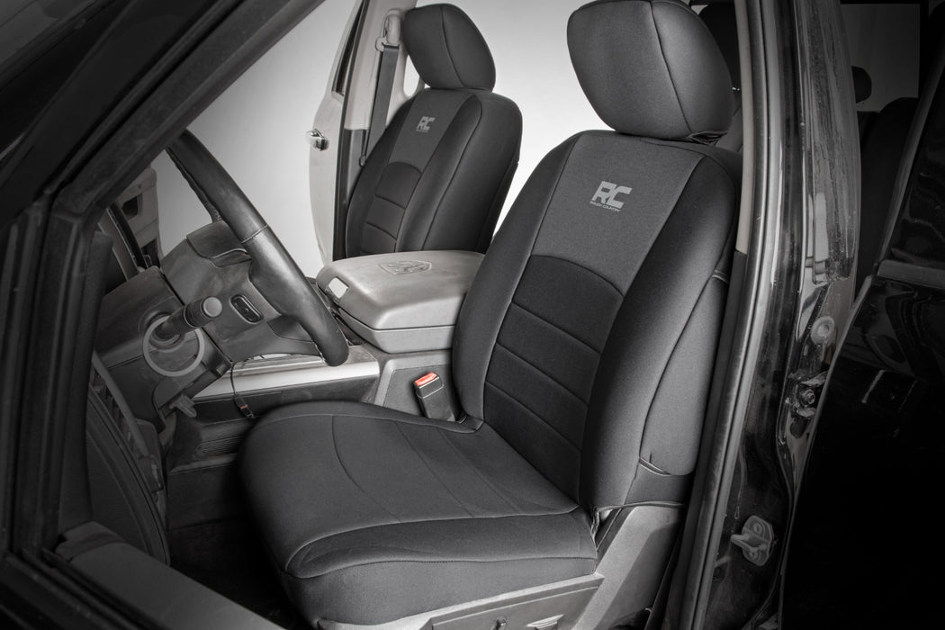 Rough Country Seat Covers - FR Bucket RR Full bench | Ram 1500/2500/3500 2WD/4WD (10-18)