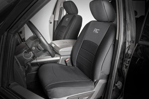 Rough Country Seat Covers, FR Bucket RR Full bench, Ram 1500/2500/3500 2WD/4WD (2010-2018), view 2