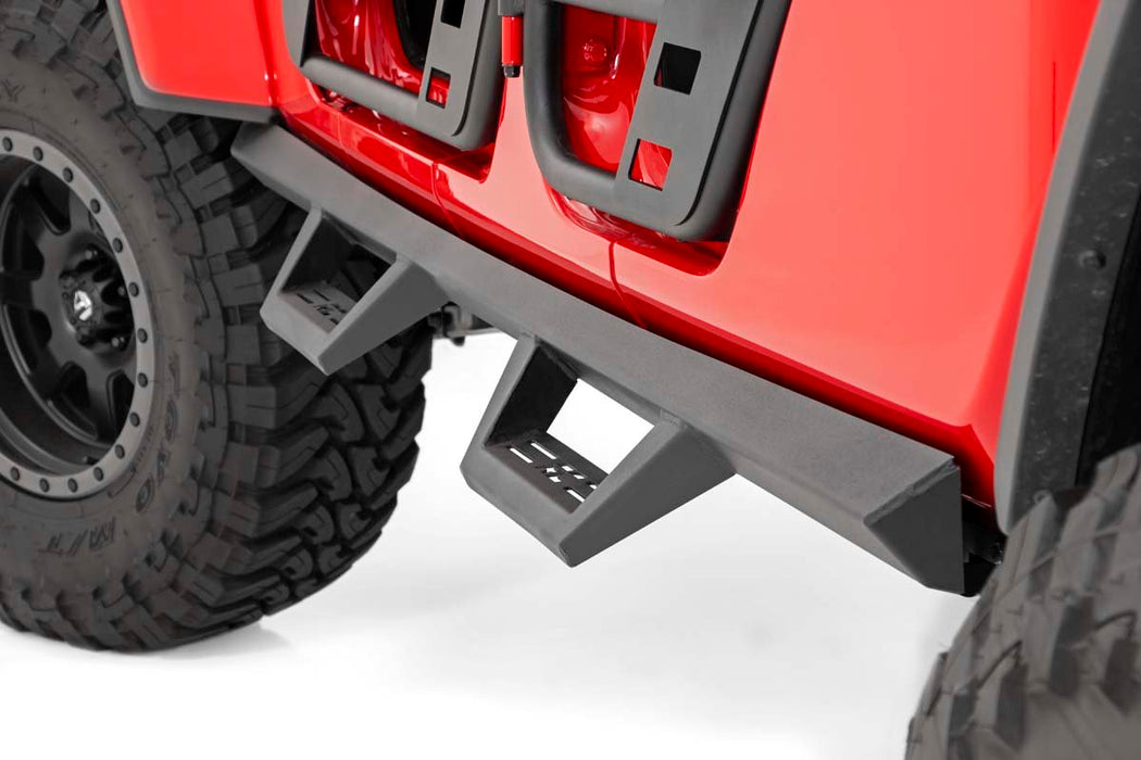 Rough Country Contoured Drop Steps, Jeep Gladiator JT 4WD (2020-2025)