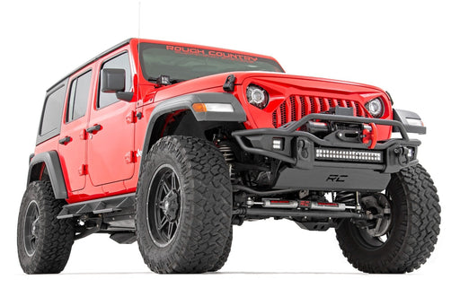 Rough Country 3.5 Inch lift Kit, C/A Drop, FR D/S, M1R, Jeep Wrangler Unlimited 4WD (2024-2025), view 2