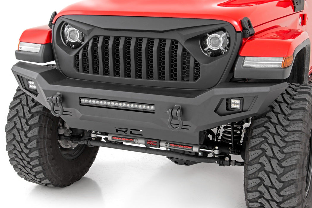 Rough Country Front Bumper - Skid Plate | Jeep Gladiator JT/Wrangler JK &amp; JL/Wrangler Unlimited 4WD