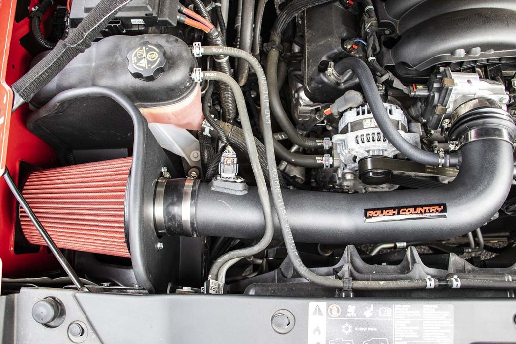 Rough Country Cold Air Intake Kit 5.3L/6.2L - Pre Filter | Chevy/GMC 1500 (14-18 &amp; Classic)