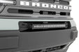 Rough Country LED Light Kit, Bumper Mount, 20" Black Single Row, Ford Bronco Sport (2021-2025)