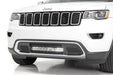 Rough Country LED Light Kit, Bumper Mount, 20 inch Black Dual Row, White DRL, Jeep Grand Cherokee WK2 (2011-2020)