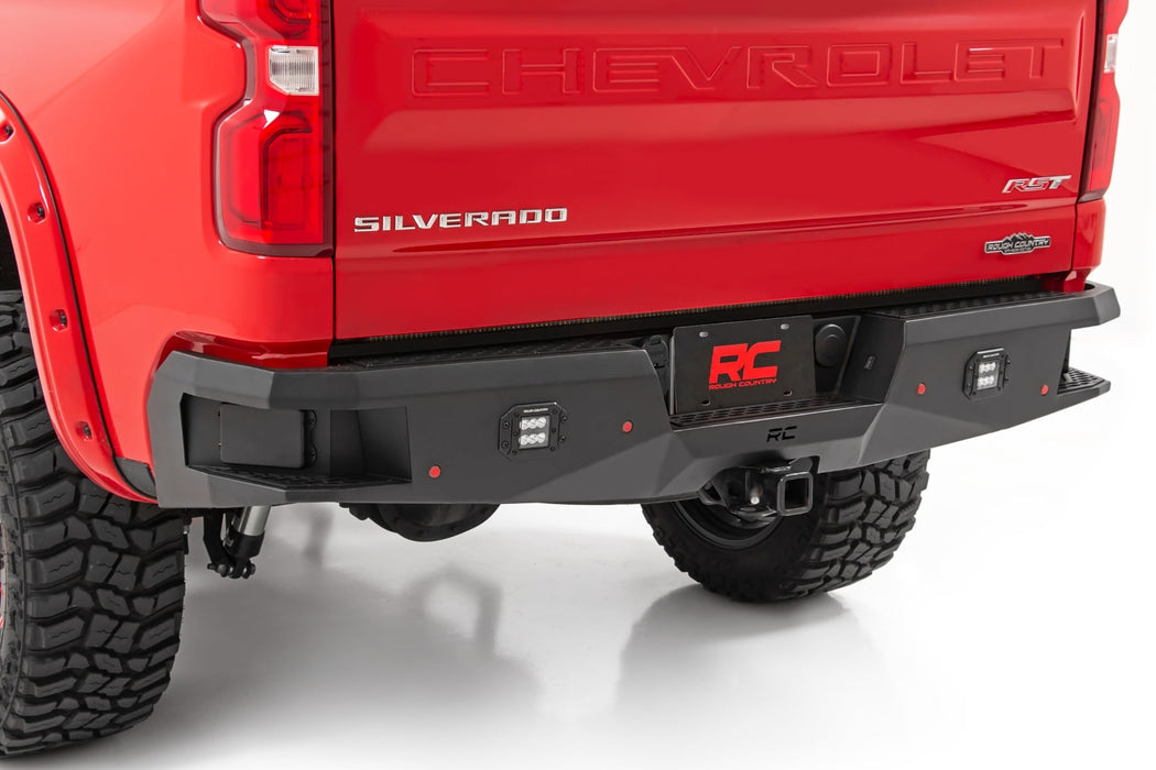 Rough Country Rear LED Bumper | Chevy Silverado 1500 2WD/4WD (2019-2024 &amp; Classic)