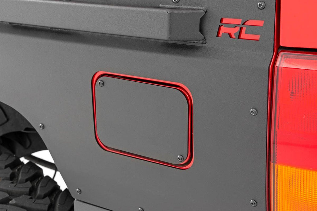 Rough Country Fender & Quarter Panel Armor, Rear, Combo, Jeep Cherokee XJ 2WD/4WD (1984-1996), view 4