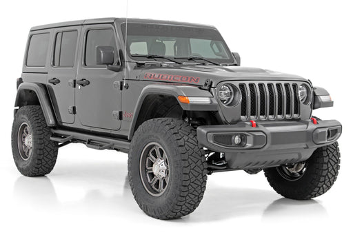 Rough Country 3.5 Inch Lift Kit, Adj Lower, FR D/S, M1R, Jeep Wrangler Unlimited 4WD (2024-2025), view 2