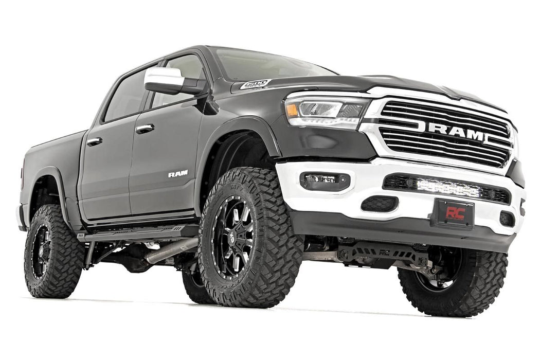 Rough Country LED Light Kit, Bumper Mount, 20 inch Chrome Dual Row, Amber DRL, Ram 1500 (2019-2024), view 4