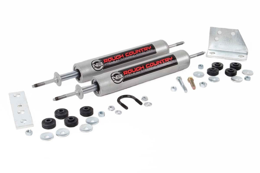 Rough Country N3 Steering Stabilizer - Dual | Toyota 4Runner/Truck 4WD (1986-1995)