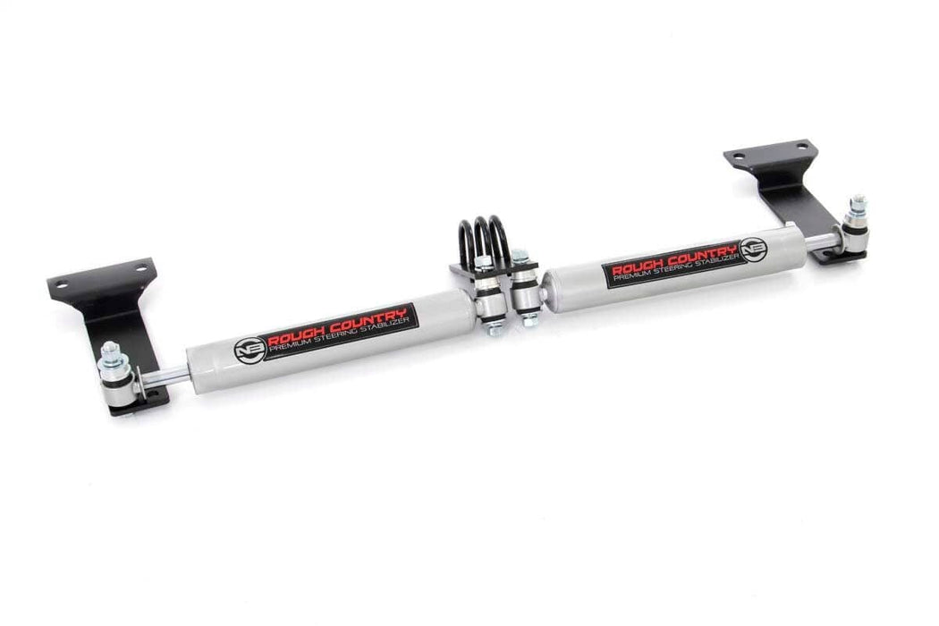 Rough Country N3 Steering Stabilizer - Dual - 2-8 Inch Lift | Ford Excursion (00-05)/Super Duty (99-04)