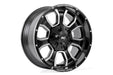 Rough Country 93 Series Wheel/One-Piece/Matte Black/20x10/8x6.5/-18mm