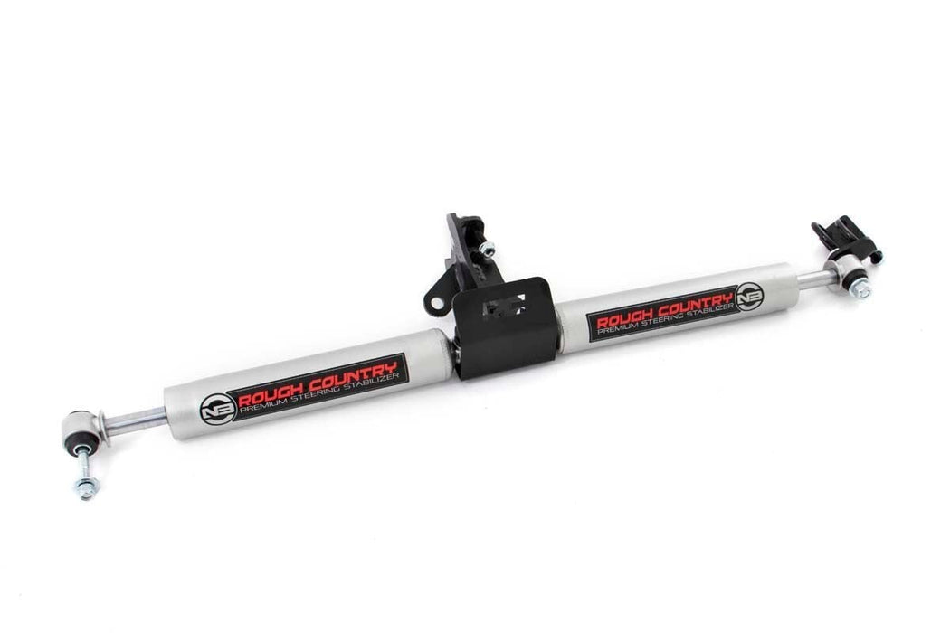 Rough Country N3 Steering Stabilizer, Dual, 4 Inch Lift, Jeep Grand Cherokee WJ (1999-2004)