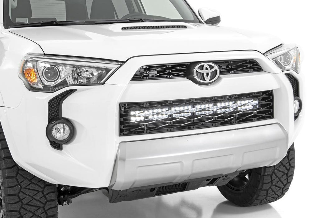 Rough Country LED Light Kit, Bumper Mount, 30 inch Black Dual Row, Toyota 4Runner (2014-2020)