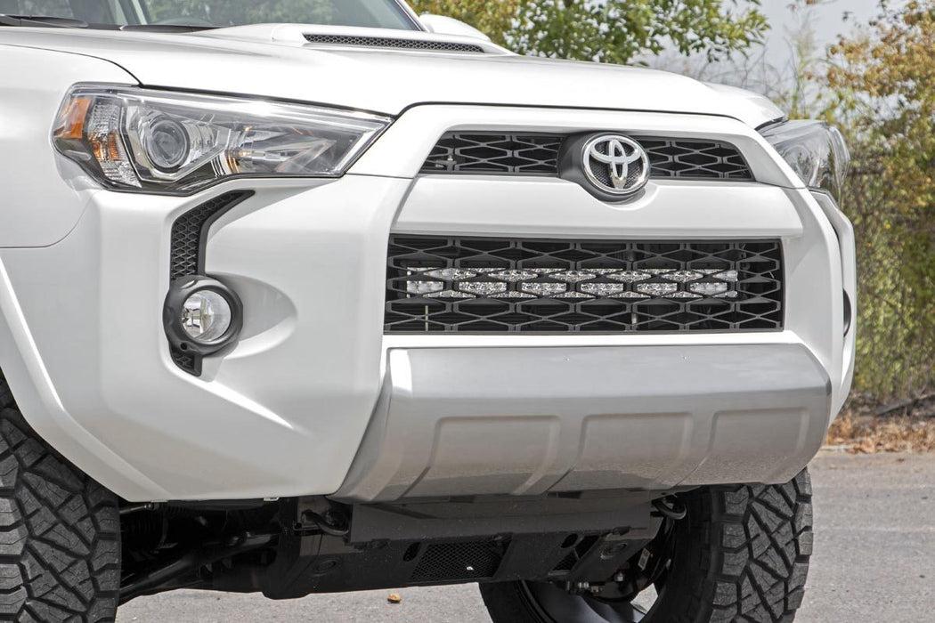 Rough Country LED Light Kit, Bumper Mount, 30 inch Black Dual Row, Toyota 4Runner (2014-2020), view 6