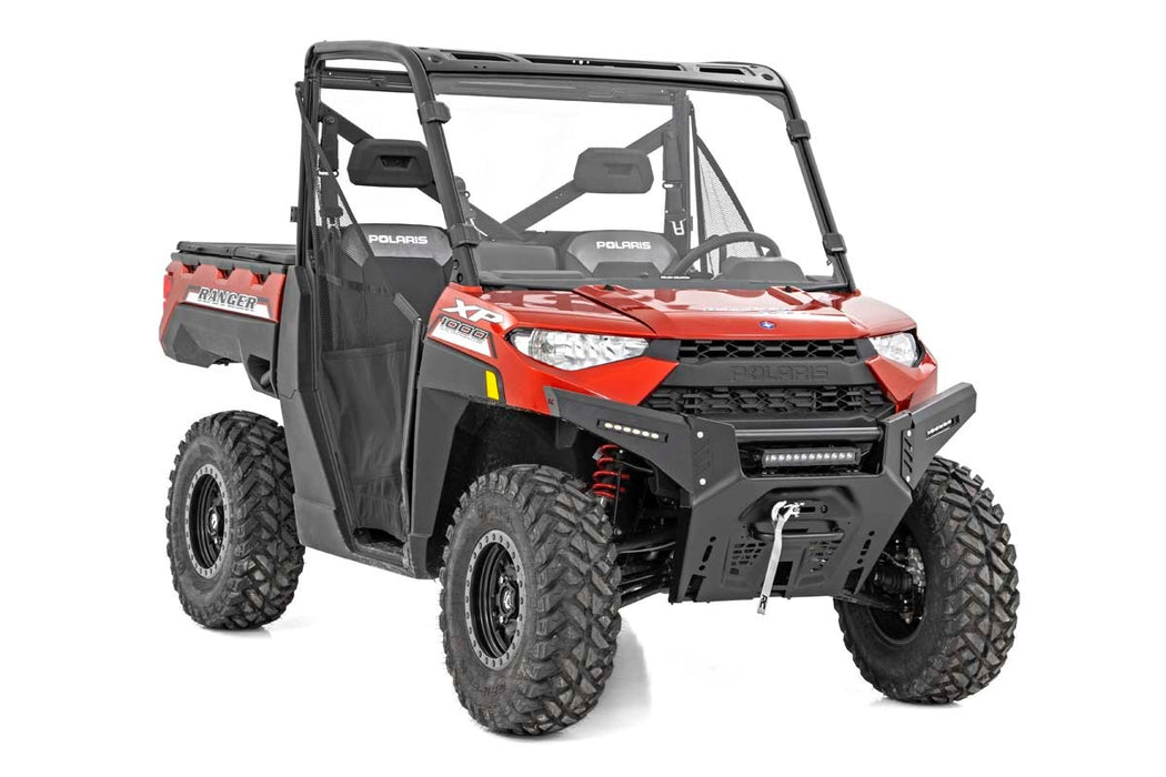 Rough Country Full Windshield - Scratch Resistant | Polaris Ranger 1000/Ranger XP 900/1000
