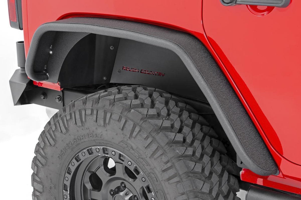 Rough Country Fender Flare - Steel - Rear | Jeep Wrangler JK/Wrangler Unlimited (2007-2018)