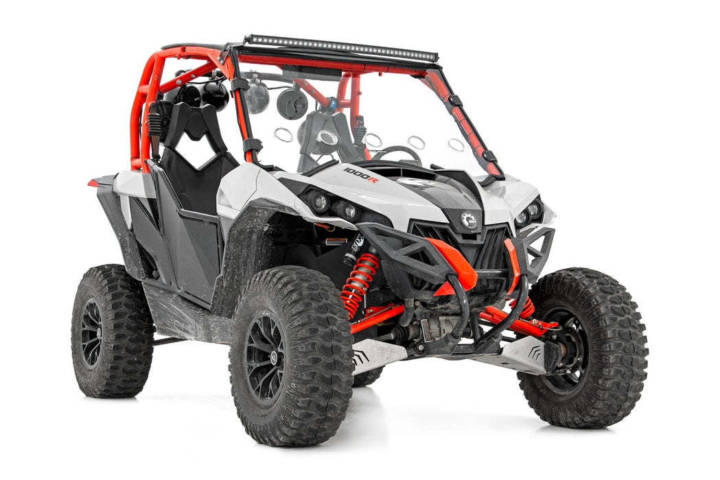 Rough Country LED Light Kit, Front Mount, 40" Black Dual Row, White DRL, Can-Am Commander Max 1000, view 4