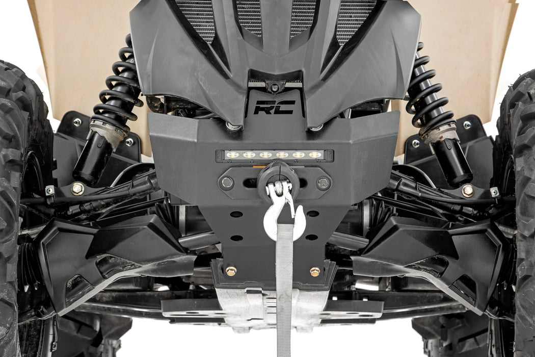 Rough Country Winch Bumper - 4500-Lb Winch - Synthetic Rope | Can-Am Renegade 1000/Renegade 500