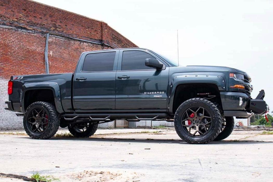 Rough Country 7 Inch Lift Kit - Bracket - Vertex/V2 Shks | Chevy/GMC 1500 (14-16)