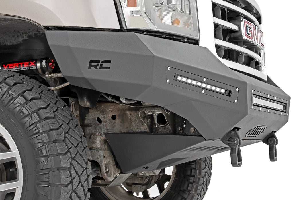 Rough Country Front Bumper, Fabricated, Prerunner, GMC Sierra 1500 2WD/4WD (2007-2013), view 5