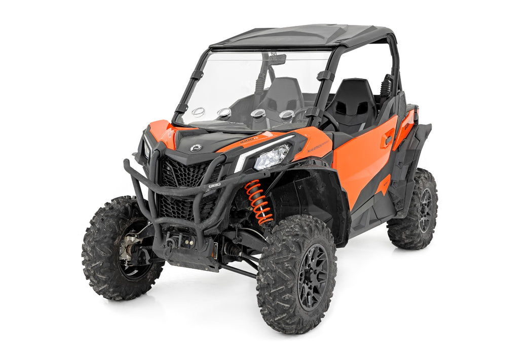 Rough Country Vented Full Windshield - Scratch Resistant | Can-Am Maverick Sport 1000R