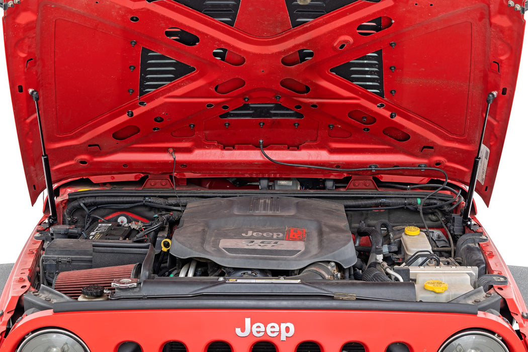 Rough Country Hood Struts, Hydraulic, Jeep Wrangler JK/Wrangler Unlimited (2007-2018), view 5