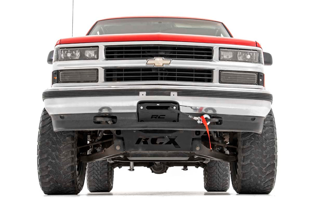 Rough Country Hidden Winch Mounting Plate | Chevy C1500/K1500 Truck &amp; SUV 4WD (1988-1999)