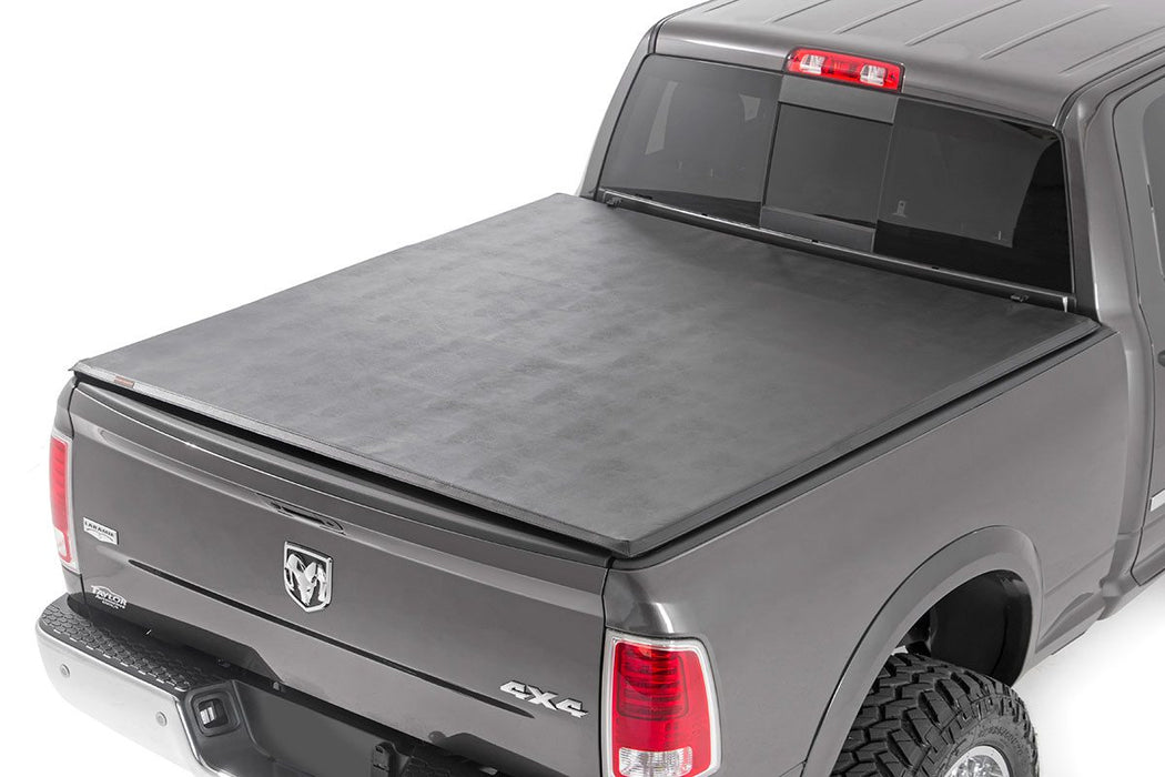 Rough Country Soft Tri-Fold Bed Cover - 6'4" Bed | Ram 1500/2500/3500 2WD/4WD (2010-2025 &amp; Classic)