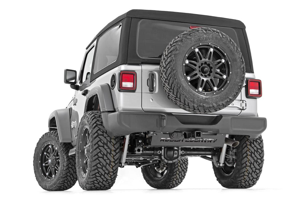 Rough Country Skid Plate, Muffler, Jeep Wrangler JL/Wrangler Unlimited 4WD (2018-2025), view 4