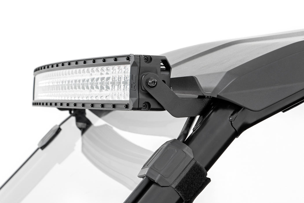 Rough Country LED Light Kit, Front Mount, 40" Black Dual Row, Honda Talon 1000, view 6