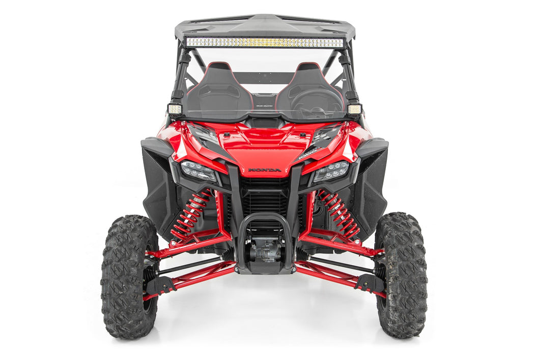 Rough Country LED Light Kit, Front Mount, 40" Black Dual Row, Honda Talon 1000, view 5