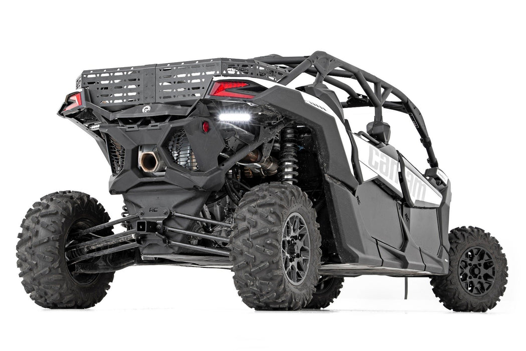Rough Country LED Light Kit - Tail Light Mount - 6" Black Slimline Pair | Can-Am Maverick X3