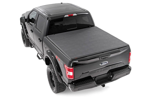 Rough Country Soft Tri-Fold Bed Cover, 5'7" Bed, Ford F-150 2WD/4WD (2001-2003), view 2