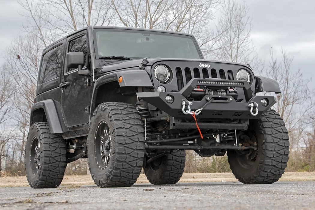 Rough Country Front Bumper - Sport - OE Fog | Jeep Gladiator JT/Wrangler JK &amp; JL/Wrangler Unlimited 4WD