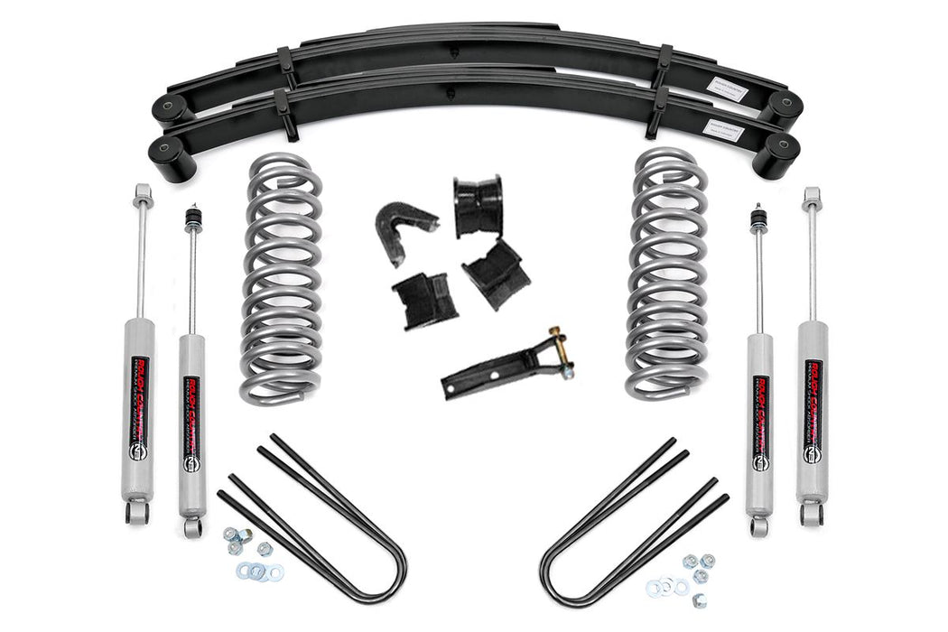Rough Country 2.5 Inch Lift Kit, Rear Springs, Ford F-100 4WD (1970-1976)