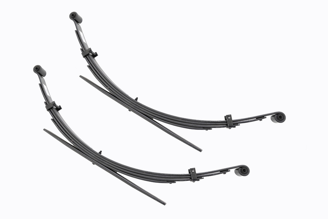 Rough Country Rear Leaf Springs, 4" Lift, Pair, Dodge/Plymouth Trailduster (1974-1981)/W100 Truck (1970-1989)