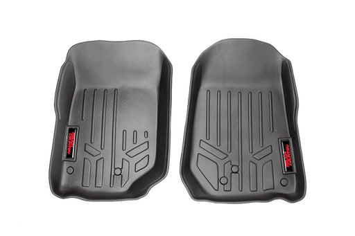 Rough Country Floor Mats, Front, Jeep Wrangler TJ (1997-2006)/Wrangler Unlimited (2004-2006)