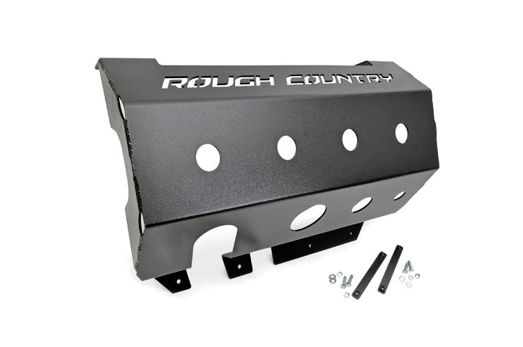 Rough Country Muffler Skid Plate | Jeep Wrangler JK/Wrangler Unlimited (2007-2018)