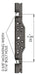JKU 3 Link Cross Member Dimensions