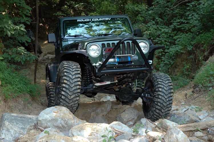 Rough Country 6 Inch Lift Kit - X-Series - V2 | Jeep Wrangler TJ (97-06)/Wrangler Unlimited (04-06)