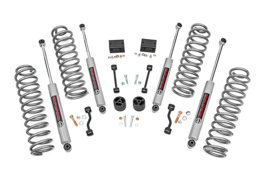 Rough Country 2.5 Inch Lift Kit, Coils, Jeep Wrangler Unlimited 4WD (2018-2023)