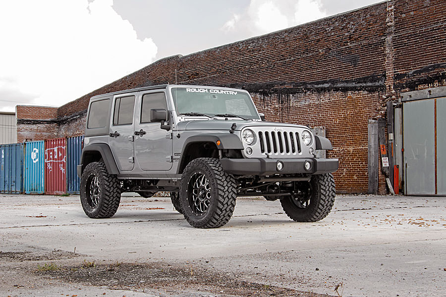 Rough Country 4 Inch Lift Kit - M1 | Jeep Wrangler Unlimited 2WD/4WD (2007-2018)