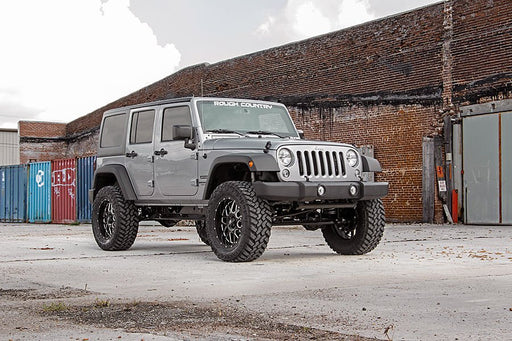 Rough Country 4 Inch Lift Kit, Jeep Wrangler Unlimited 2WD/4WD (2007-2018), view 2