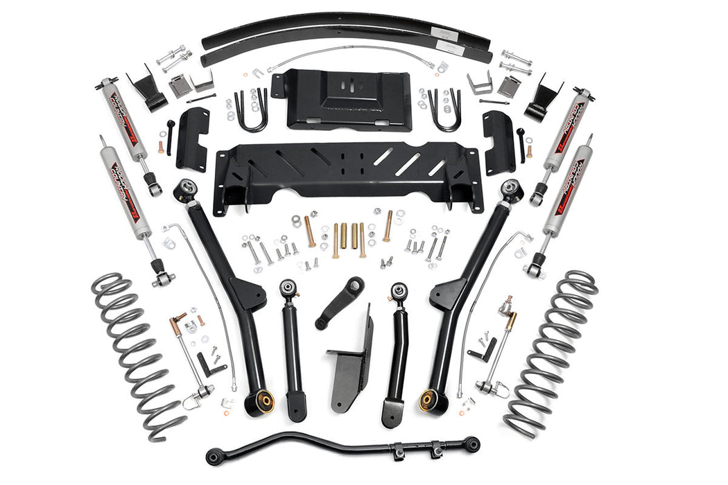 Rough Country 4.5 Inch Lift Kit - Long Arm - AAL - NP242 | Jeep Cherokee XJ 4WD (1984-2001)