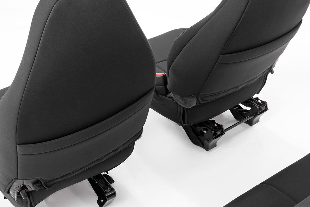 Rough Country Seat Covers - Front and Rear | Jeep Wrangler TJ (03-06)/Wrangler Unlimited (04-06)